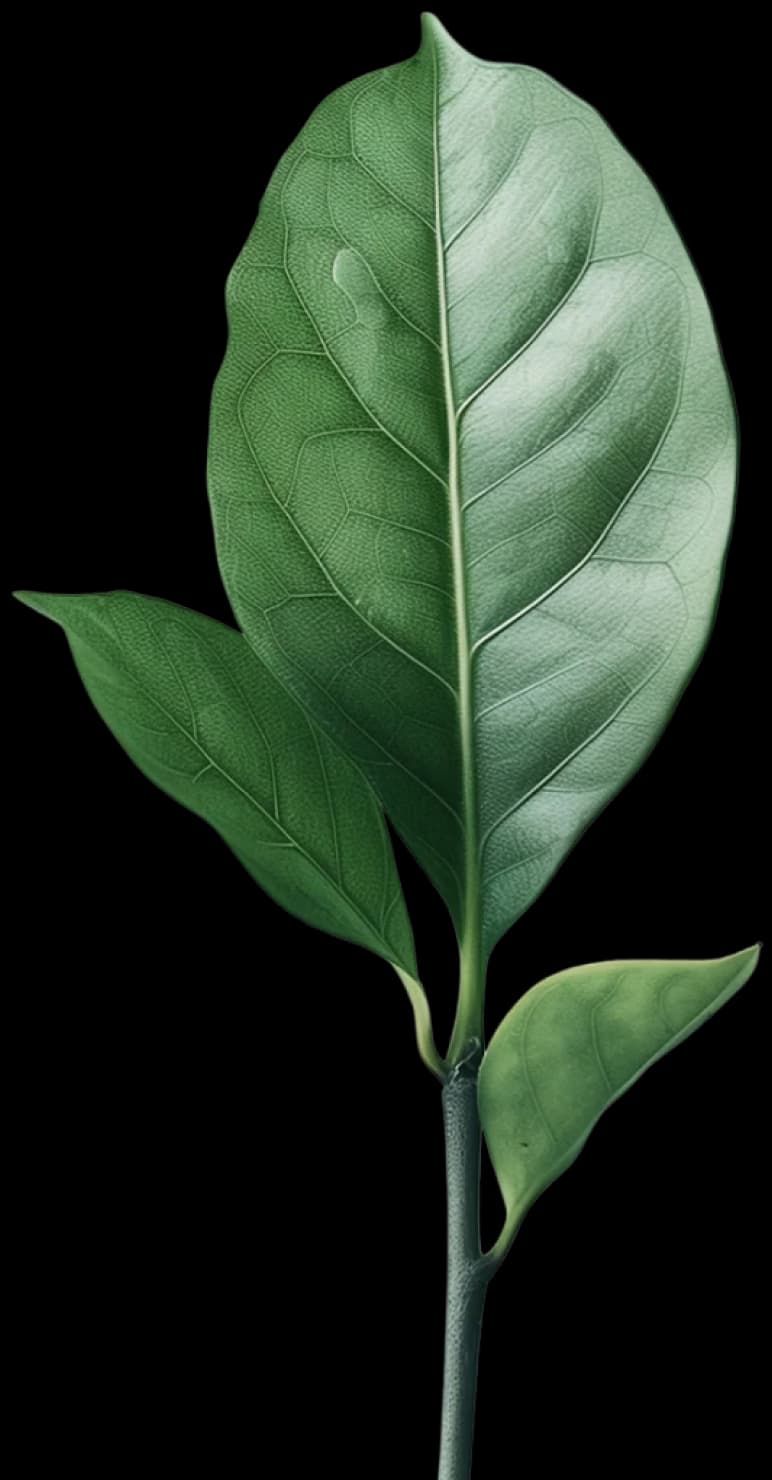 Natural green leaf
